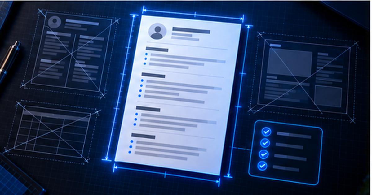A single-column ATS-friendly resume layout with standard section headings